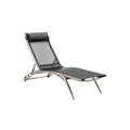 "Moderne Ligstoel van Aluminium met Mesh Bekleding"